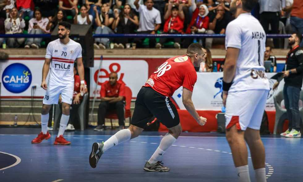انتهت دوري المحترفين لكرة اليد - الأهلي (26)-(22) الزمالك