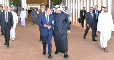 كيف ترجمت الزيارات المتبادلة رسائل المحبة والدعم بين مصر والإمارات.. 40 قمة جمعت الرئيس السيسى وأخيه الشيخ محمد بن زايد.. وتفاهم ورؤى مشتركة تجاه العديد من القضايا بين القاهرة وأبو ظبي