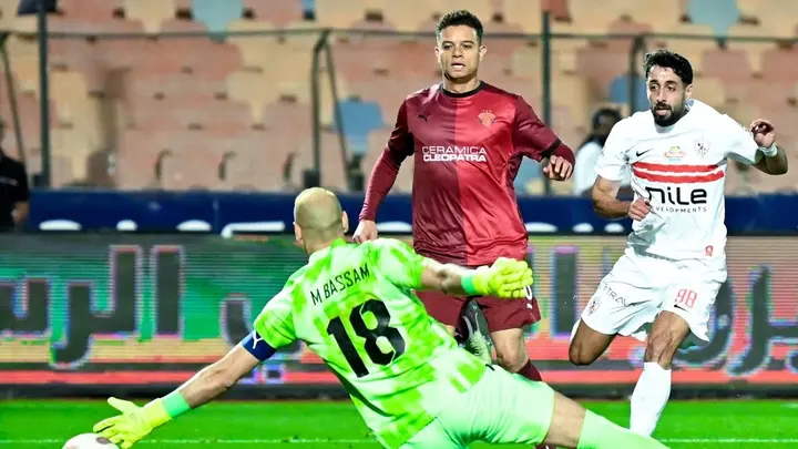 الزمالك يهزم سيراميكا ويتوج بطلاً للدوري المصري