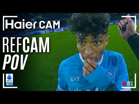HAIER CAM | REF CAM POV: You Are The Referee in Roma-Napoli
