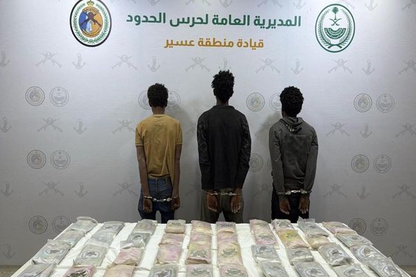ضبط 3 إثيوبيين في عسير لتهريبهم (45) كيلوجرامًا من مادة الحشيش المخدر
