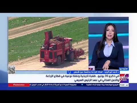 لماذا اهتمت الدولة بتطوير قطاع الزراعة منذ 2014?.. د. أحمد أبو اليزيد أستاذ الزراعة يُجيب