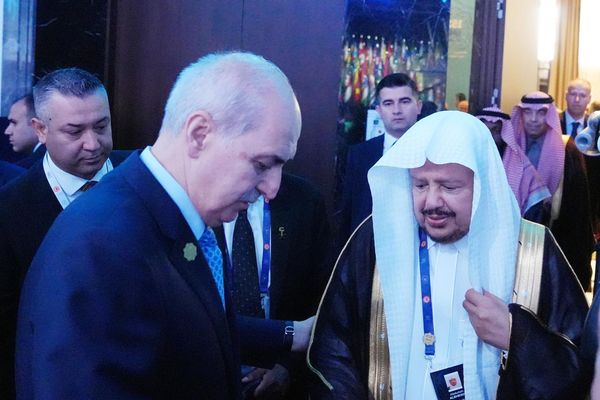 رئيس مجلس الشورى يستقبل رئيس البرلمان التركي