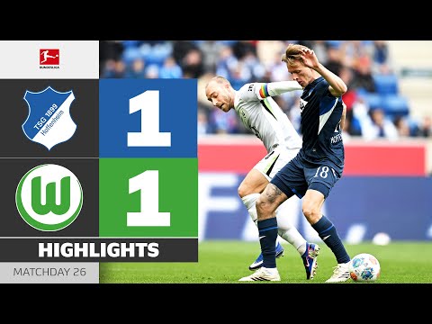 Wolfsburg Rescue A Point! | HOFFENHEIM - VFL WOLFSBURG | Highlights | Matchday 26