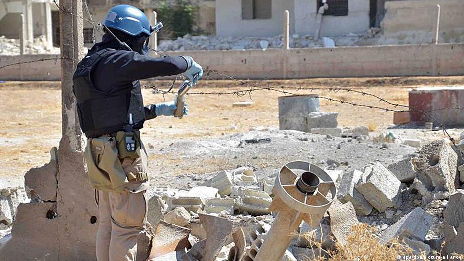 منظمة دولية: العثور على أسلحة كيميائية تعود لنظام الأسد