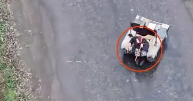 روبوت عسكرى ينقذ مسنة من جحيم الحرب فى أوكرانيا بمشهد صادم