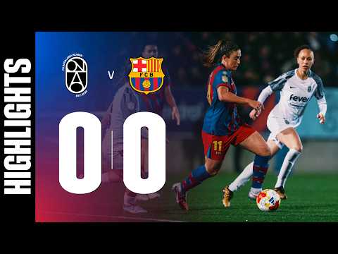 HIGHLIGHTS | BADALONA WOMEN 0 vs 0 FC BARCELONA