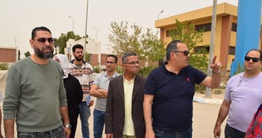 رئيس مياه القناة يتفقد محطة مياه التوطين بالقنطرة شرق لمتابعة كفاءة التشغيل