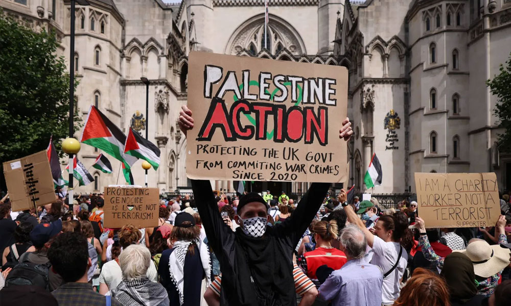 القضاء البريطاني يحكم ضد حظر “بالستاين أكشن” في المملكة المتحدة