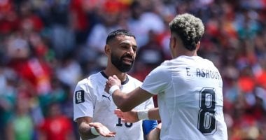 منتخب مصر يتقدم على بلجيكا بهدف إمام عاشور فى الشوط الأول بكأس العالم..صور