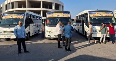 توفير أتوبيسات لنقل طلاب الثانوية العامة فى المنيا الجديدة إلى اللجان