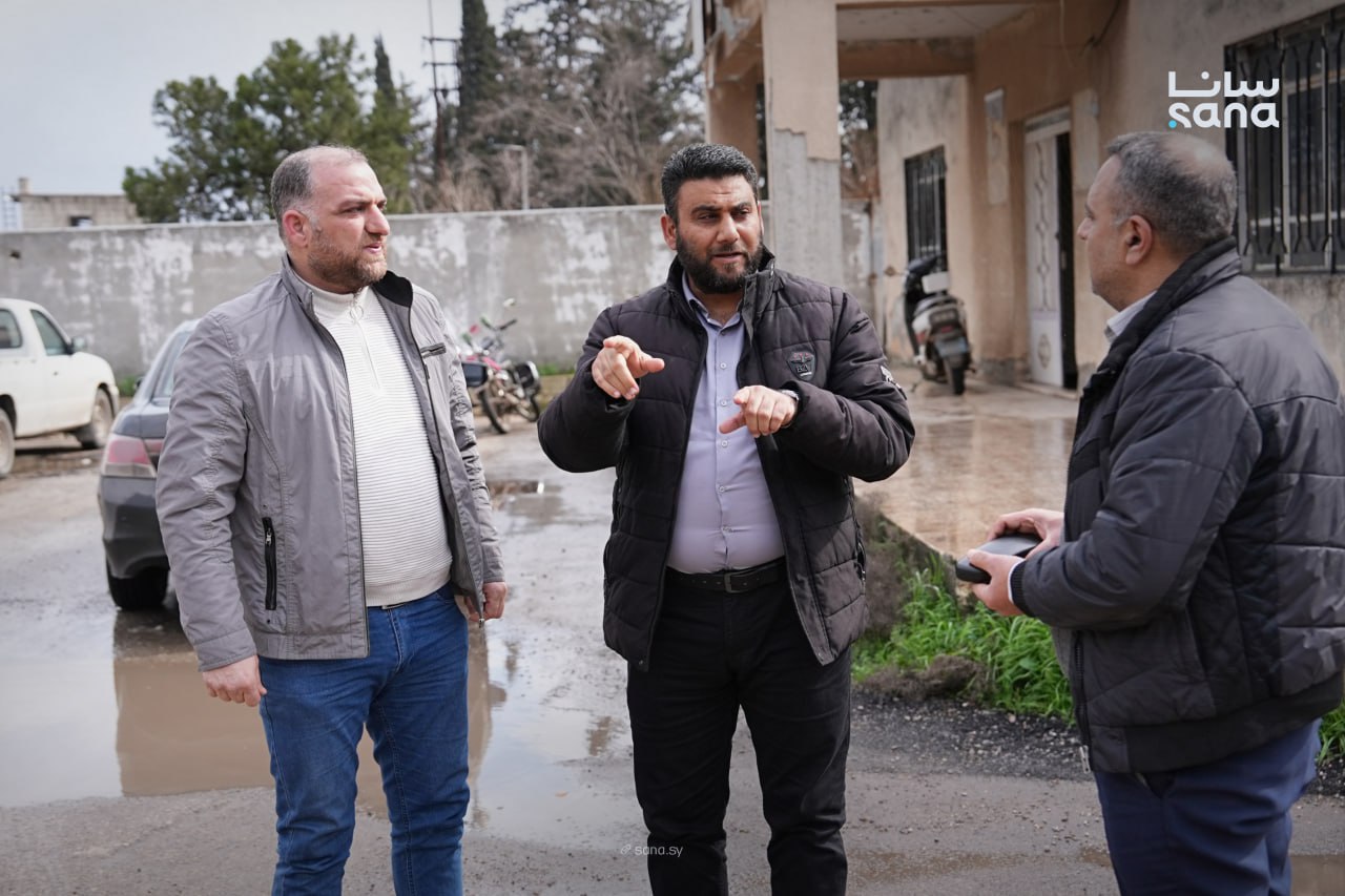 جولة ميدانية في سلحب وجب رملة بحماة للاطلاع على الواقع الزراعي