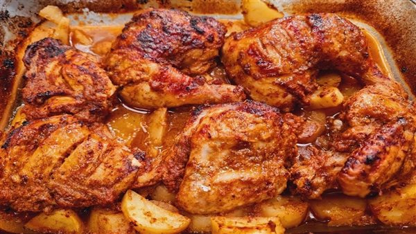 طريقة عمل طاجن بطاطس بالفراخ، وصفة سريعة التحضير وشهية