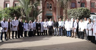 وزير الصحة يتفقد مستشفى أم المصريين ويوجه بدراسة زيادة أدوار مبنى العيادات