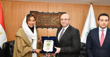 محافظ الفيوم يستقبل الأميرة لمياء بنت ماجد آل سعود