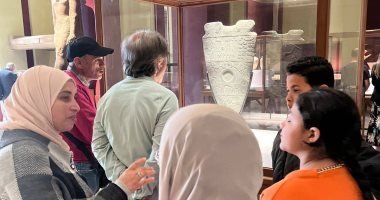 القسم التعليمى بالمتحف المصرى يستكمل التدريب الميدانى لطلاب التربية الفنية