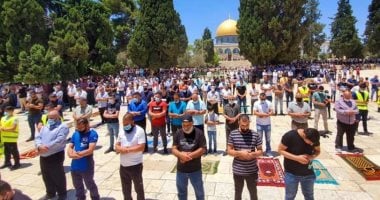 70 ألفا يؤدون صلاة الجمعة في المسجد الأقصى المبارك