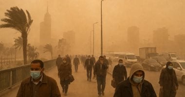 استمرار الأتربة وانخفاض الرؤية.. الأرصاد توصى بارتداء الكمامات فى هذه المحافظات