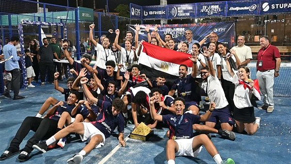 مصر تتوج بكأس أفريقيا الأولى لناشئي البادل