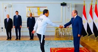 محمد عبد الواحد بعد تكريم الرئيس: الحمد لله منحي وسام الرياضة من الطبقة الأولى