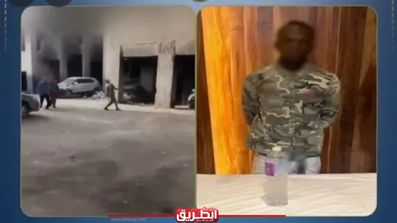 ضبط أجنبي ظهر بحالة عدم اتزان في الطريق العام في مدينة نصر