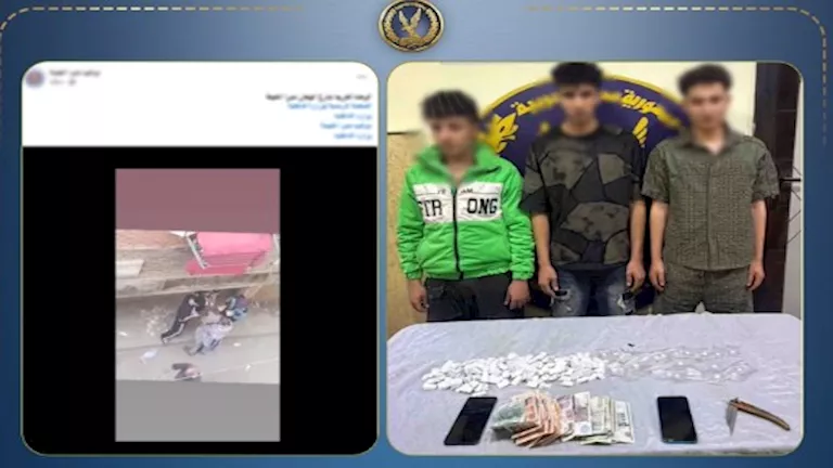 سقوط مروجي المخدرات بعد انتشار فيديو في شبرا الخيمة