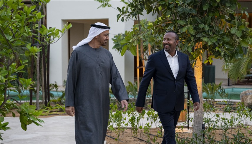 محمد بن زايد ورئيس وزراء إثيوبيا يبحثان في أبوظبي التطورات الإقليمية