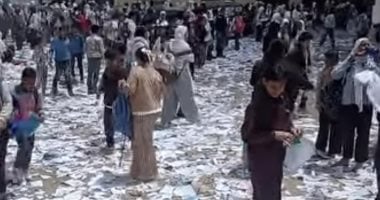تعليم الدقهلية يوضح حقيقة صور تمزيق الكتب المدرسية