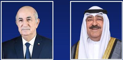 سمو أمير البلاد يهنئ الرئيس الجزائري بذكرى استقلال بلاده