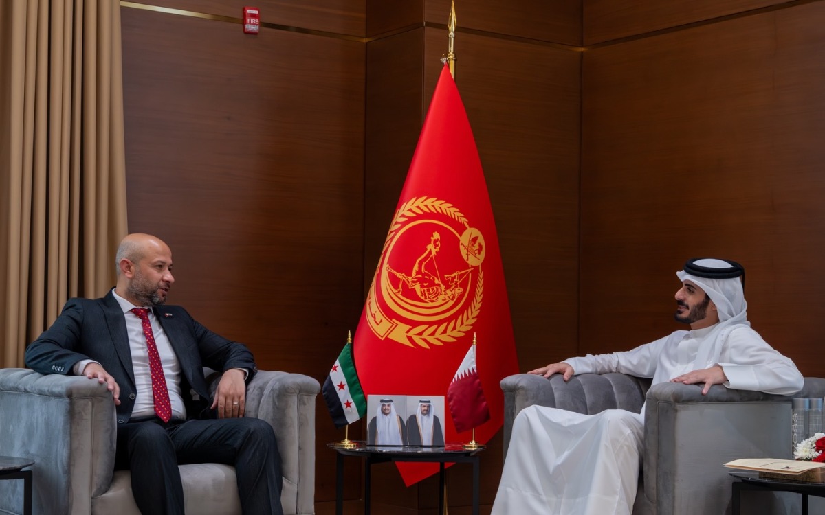 ‫ وزير الداخلية يستقبل وزير الطوارئ وإدارة الكوارث السوري