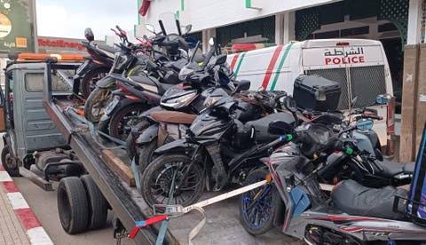 حجز 14 ألف دراجة نارية معدلة.. بولعجول يحذر من “الخصائص القاتلة”!!