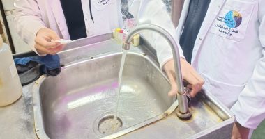 رفع عينات مياه بقرية مرصفا ضمن خطة دورية لمتابعة جودة مياه الشرب بالقليوبية