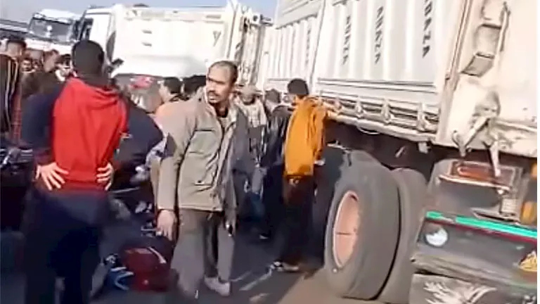 ضبط سائق تسبب في وفاة طفل وإصابة 9 آخرين بحادث بلبيس العاشر