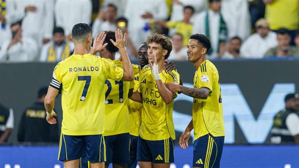 الدوري السعودي، النصر يتقدم 2-0 على الحزم في الشوط الأول