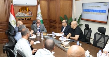 محافظ الجيزة يتابع ملفات التصالح وتقنين الأراضى والاستثمار بالواحات البحرية