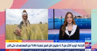 الزراعة: توريد القمح يتجاوز 4.3 مليون طن لأول مرة
