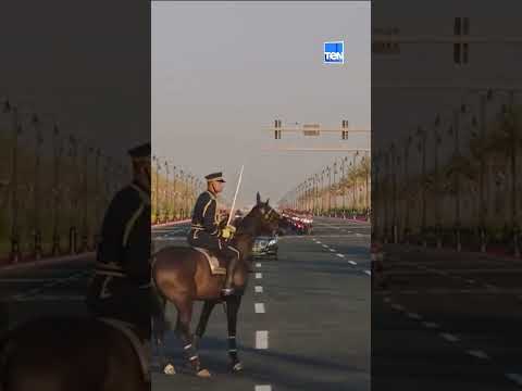 موكب عظيم ومهيب يليق برئيس مصر