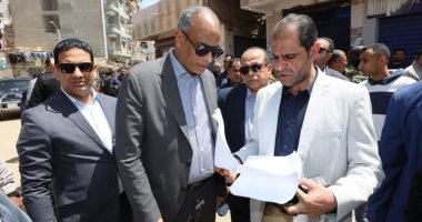 محافظ كفر الشيخ يقود حملة لإزالة الإشغالات ونقل الباعة الجائلين لسوق ميت علوان