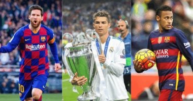 رونالدو يتصدر صناعة الأهداف فى دوري الأبطال وميسي ثالثًا