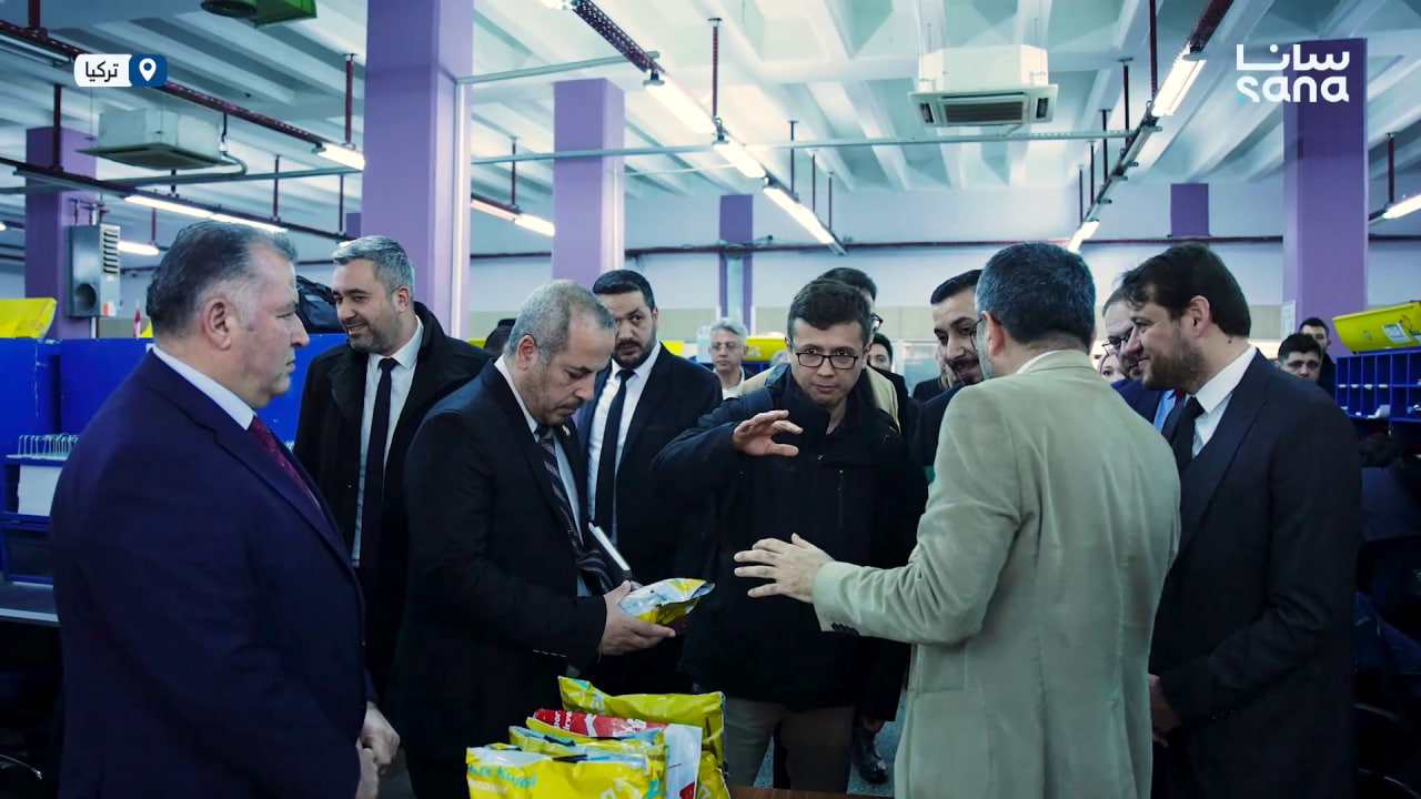 وفد المؤسسة السورية للبريد يزور أنقرة للاطلاع على تجربة البريد التركي PTT وخدماته الرقمية