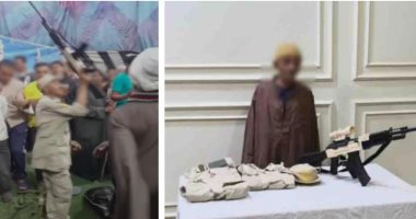 رقصة المولد.. أمن سوهاج يضبط شخصاً بملابس "أميرية" وسلاح بلاستيكي