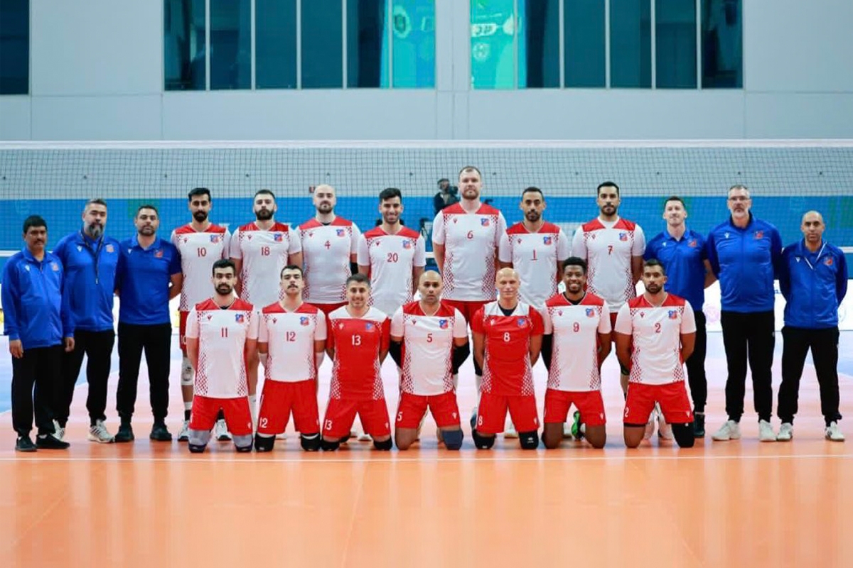 الكويت يلتقي الريان في نصف نهائي طائرة غرب آسيا غدا