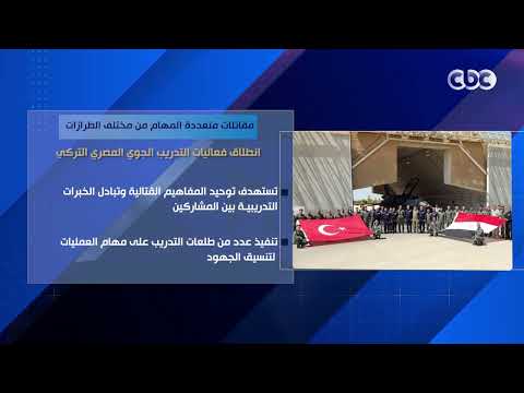مقاتلات متعددة المهام من مختلف الطرازات.. انطلاق فعاليات التدريب الجوي المصري التركي