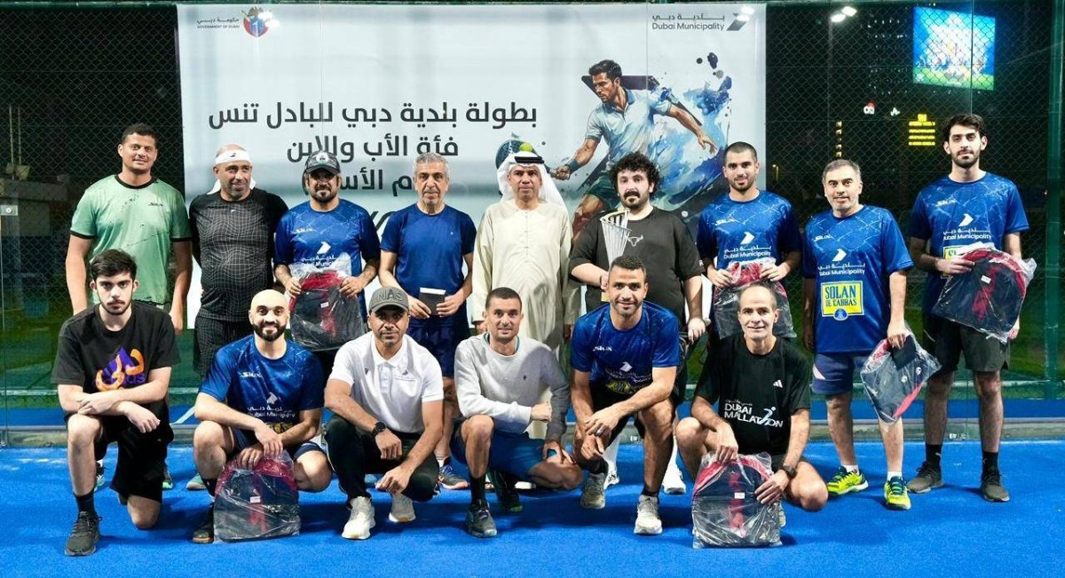 نجاح كبير لبطولة بلدية دبي للبادل