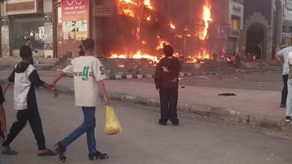 السيطرة على حريق مصنع تحت التشطيب بالمنطقة الصناعية في العبور