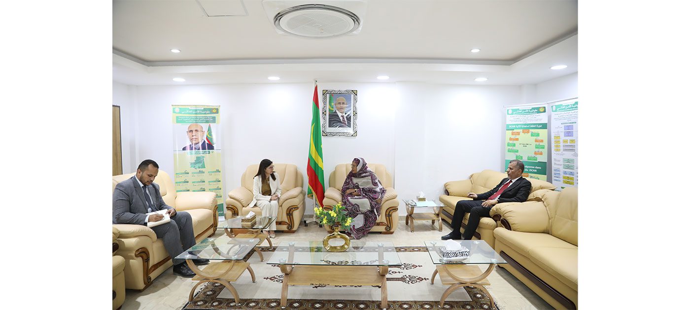 مفوضة الأمن الغذائي تستقبل سفيرة إيطاليا