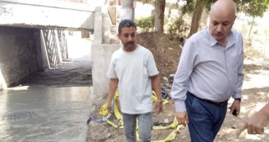 تطوير ورفع كفاءة كوبرى الممر بمدينة أبو حماد فى الشرقية