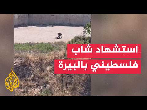 Video documents the moment a boy is killed by occupation forces' gunfire in Al-Bireh