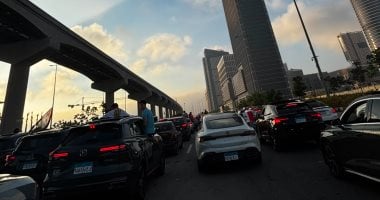 مسيرات بالسيارات تجوب العاصمة الجديدة احتفالا بفوز منتخب مصر
