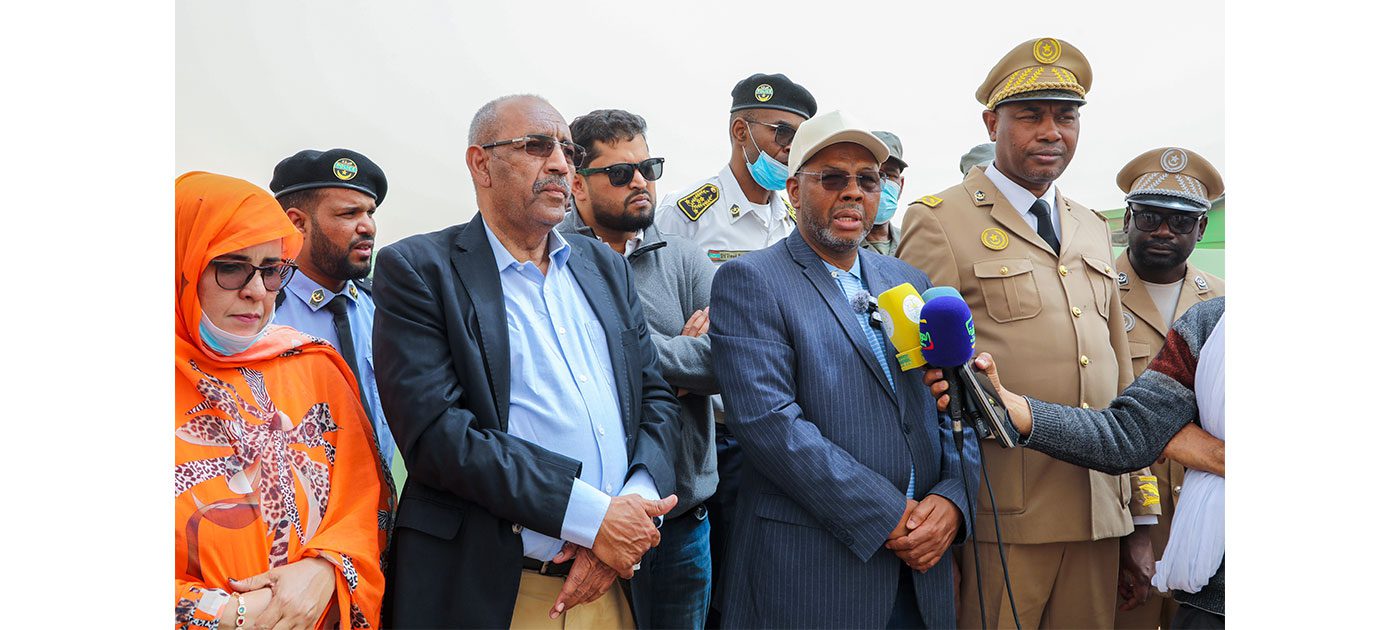 الوزير المنتدب لدى وزير الداخلية يتفقد تقدم خطة النظافة الحضرية في ولايات نواكشوط الثلاث
